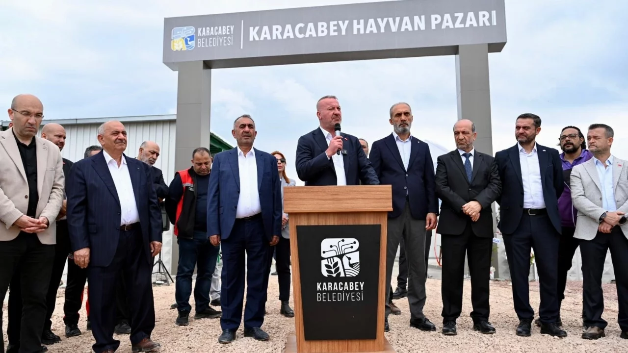 Karacabey Belediyesi hayvan pazarı hizmete açıldı